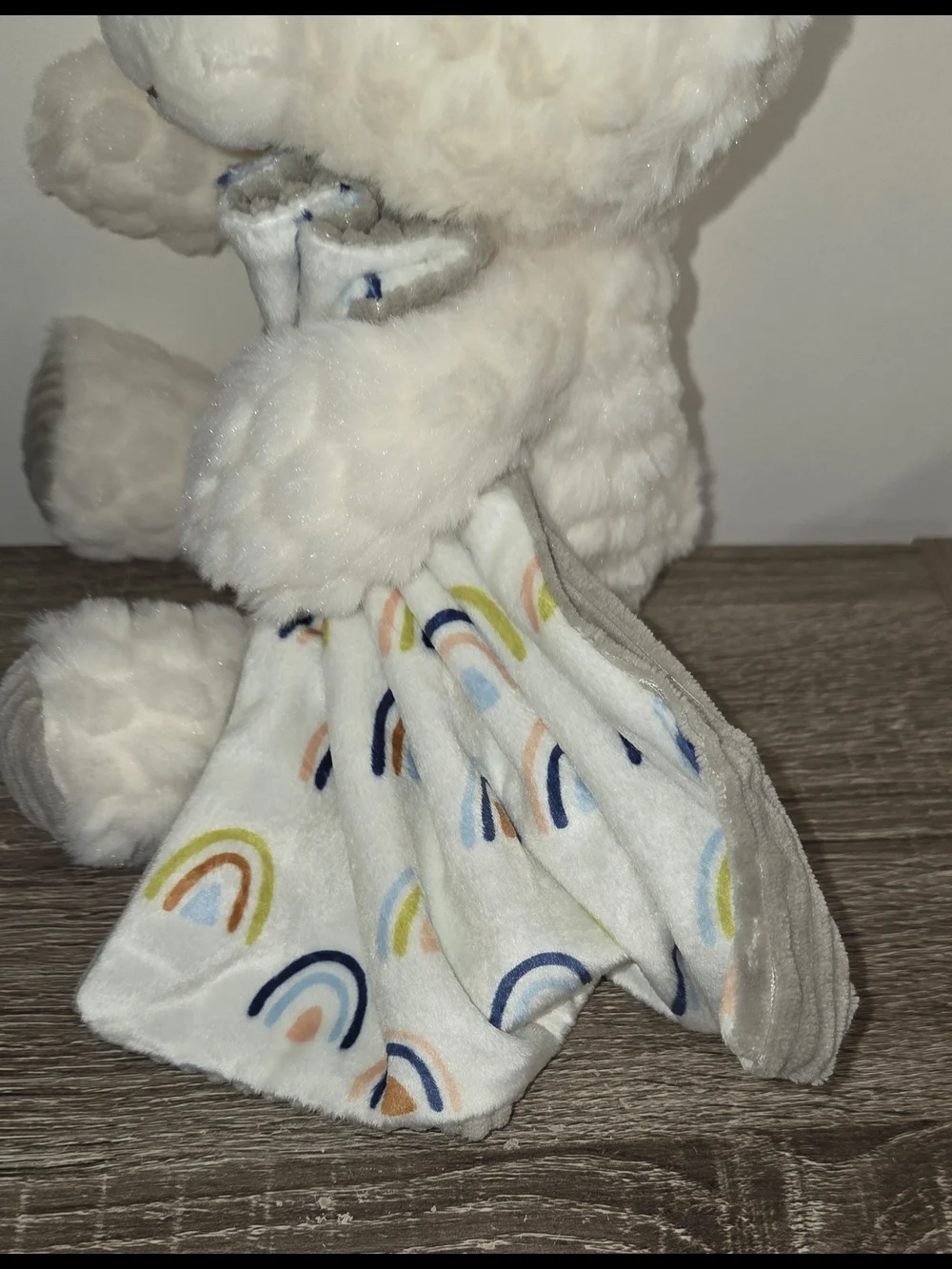 Spark Create Imagine Bear with Rattle and Blanket Lovey 12